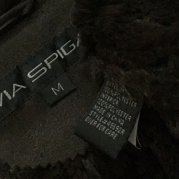 shearling jacket - Picture 5 of 7